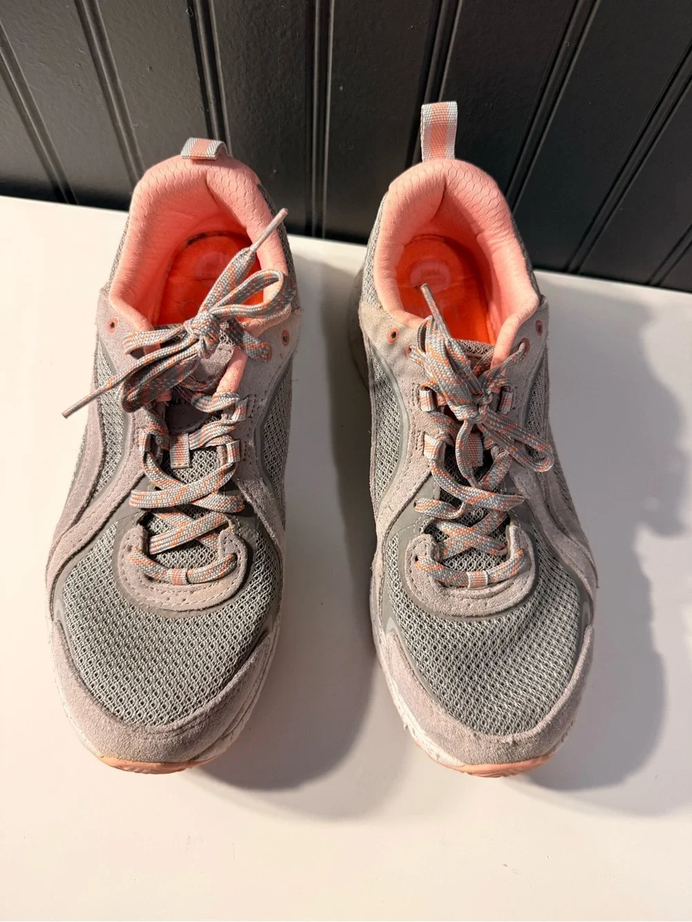 Ryka Women's Gray and Pink Athletic Sneakers